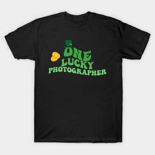 ONE LUCKY PHOTOGRAPHER ST PATRICK'S DAY T-Shirt